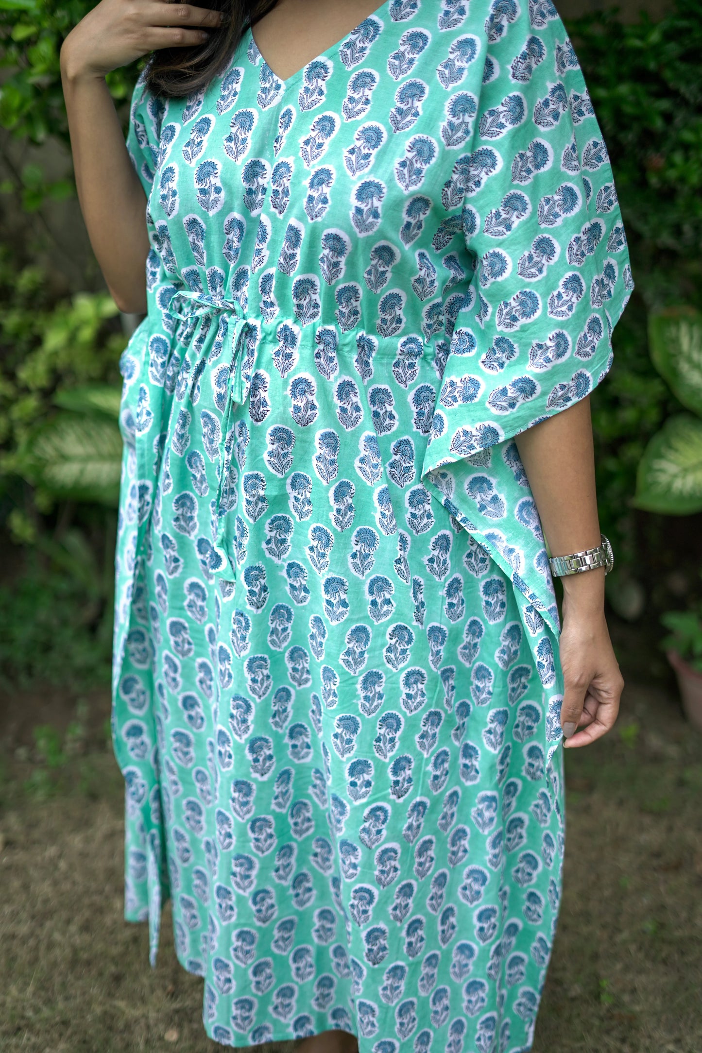 Sea Green Kaftan