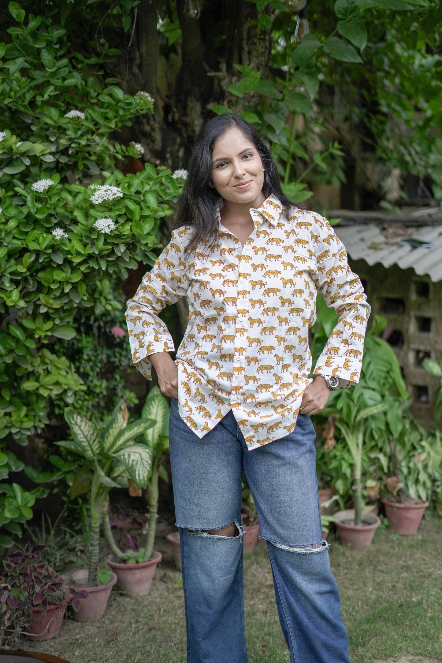 Leopord Print Shirt