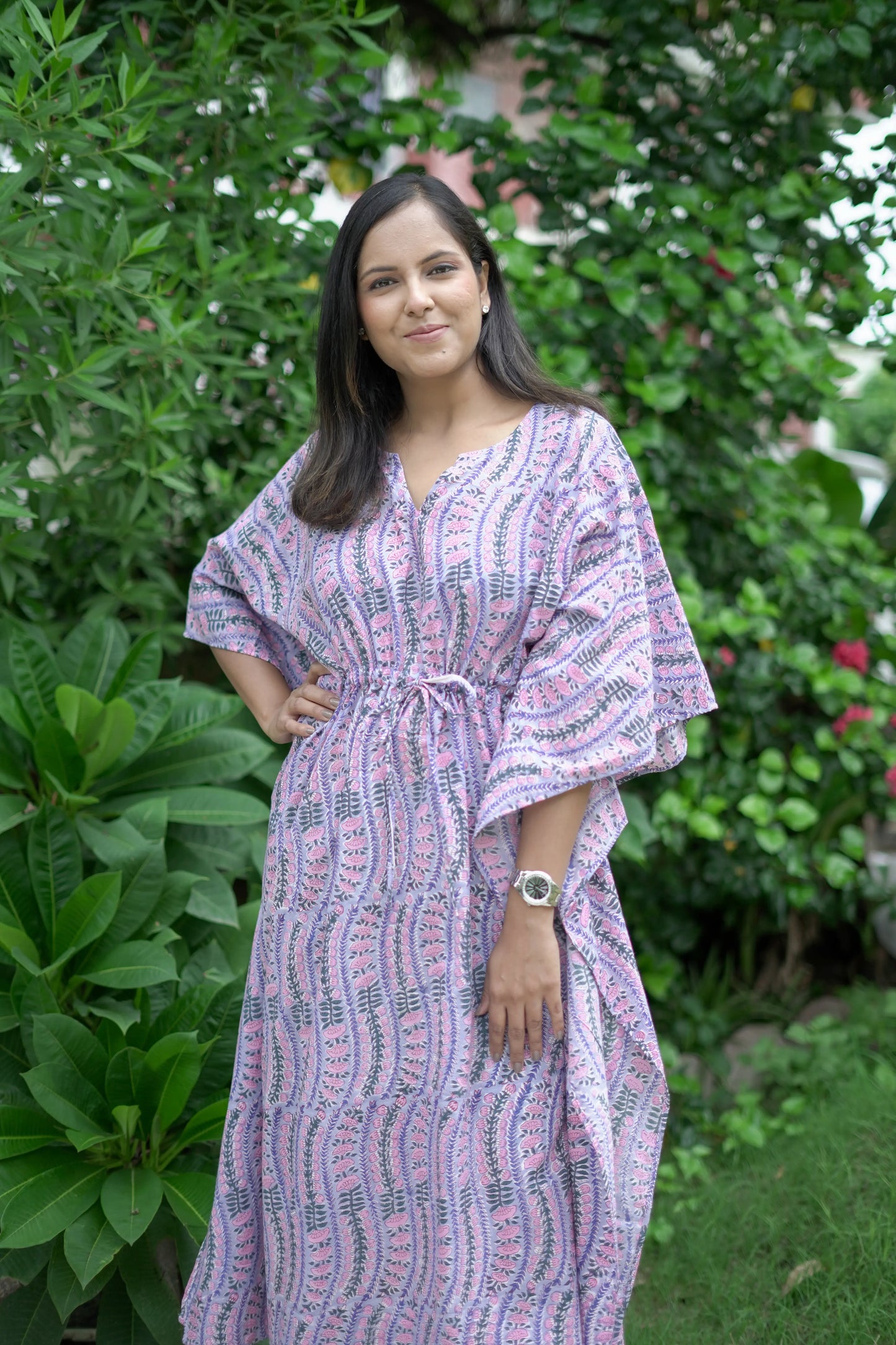 Pink & Purple Kaftan