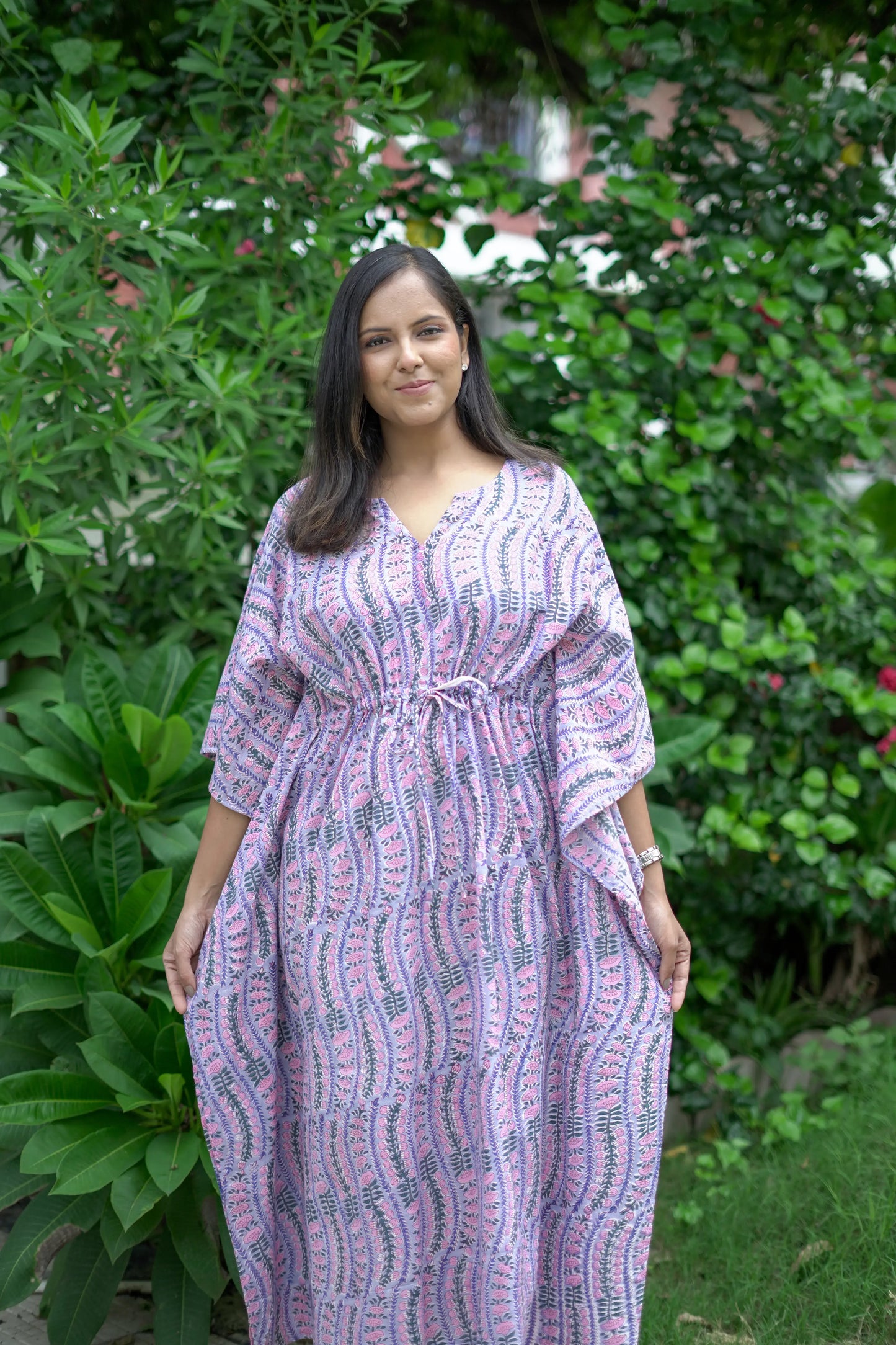 Pink & Purple Kaftan