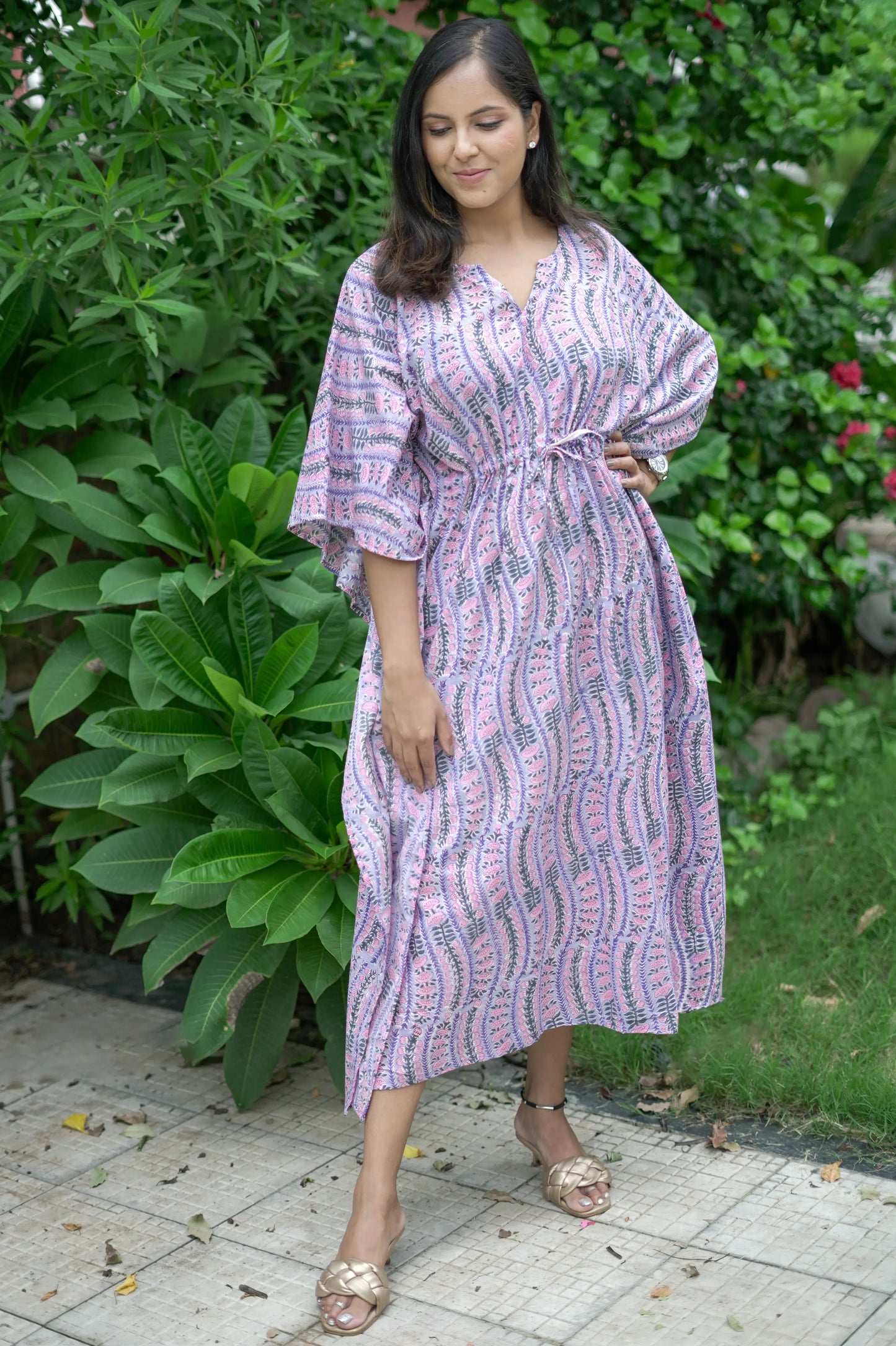 Pink & Purple Kaftan