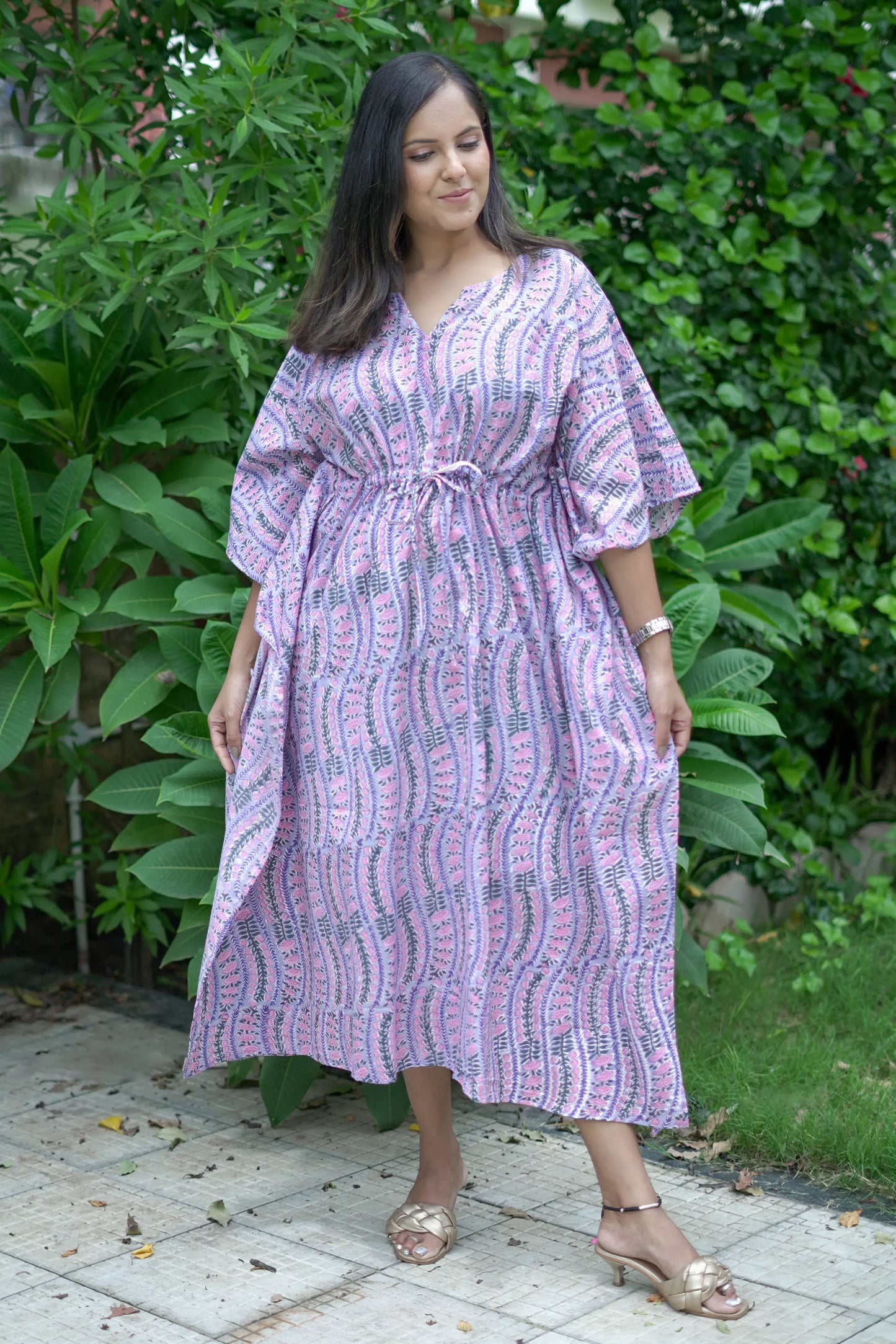 Pink & Purple Kaftan