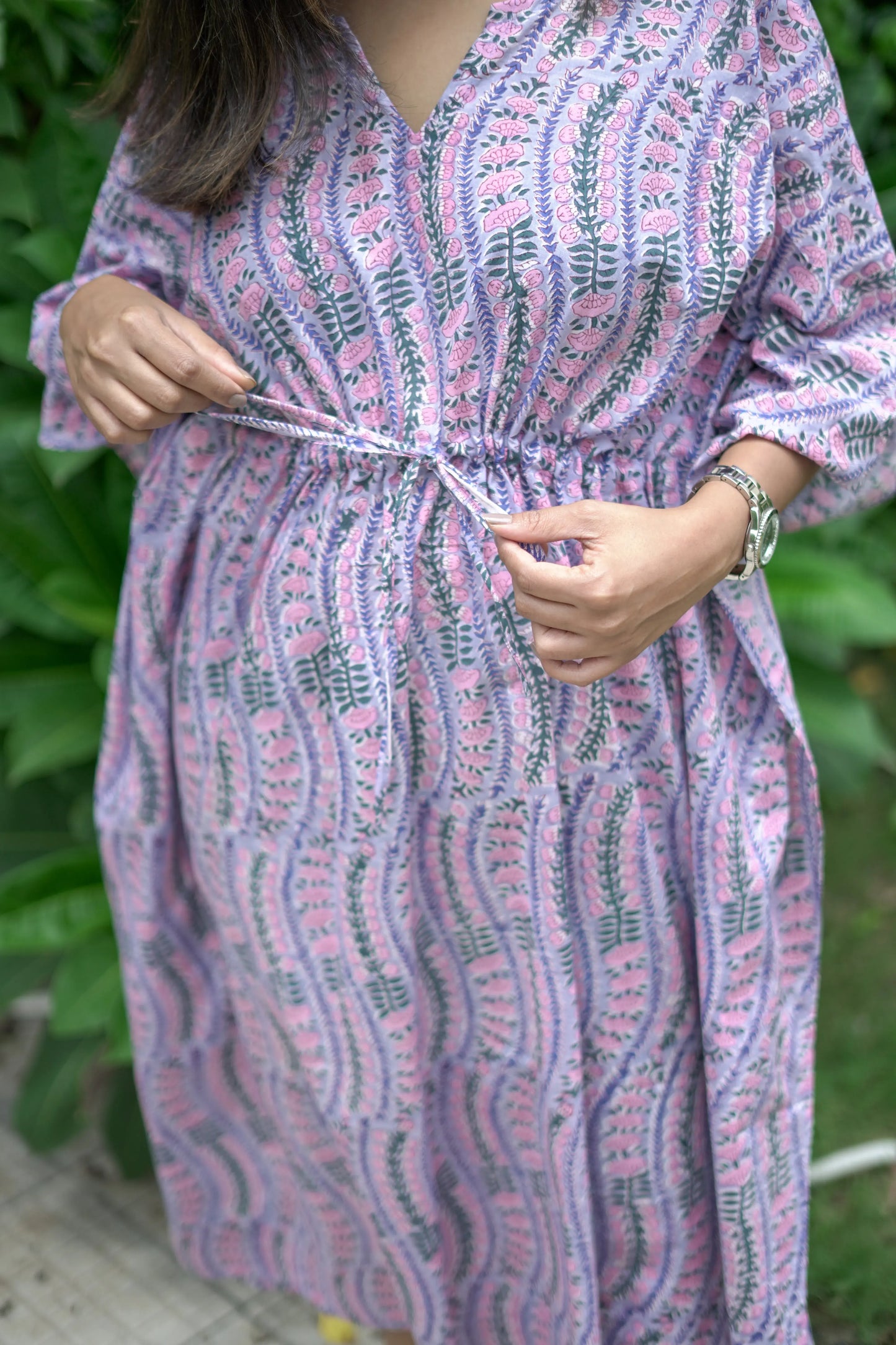 Pink & Purple Kaftan