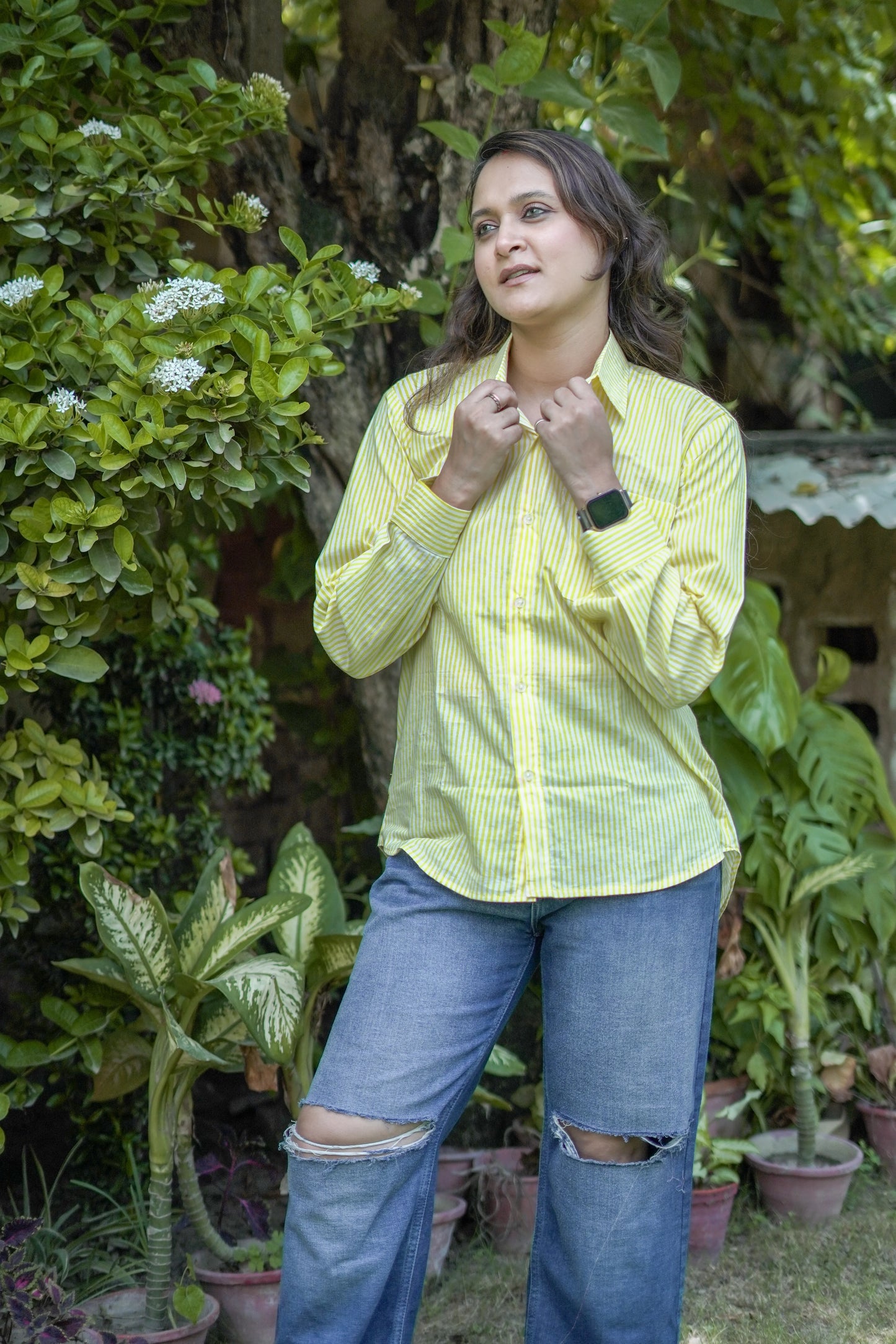 Yellow Striped Shirt