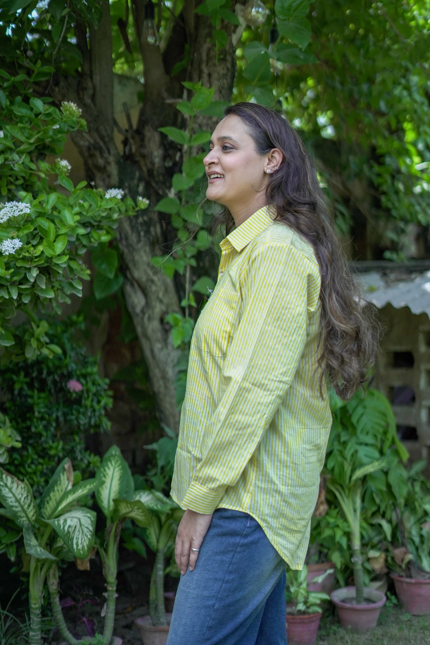 Yellow Striped Shirt