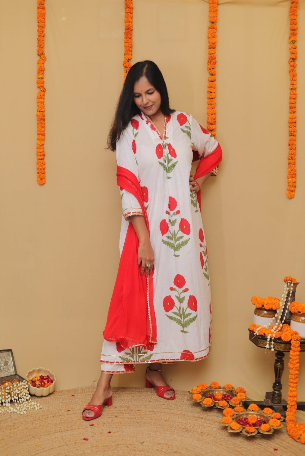 The Mughal Boota Collection (Red)