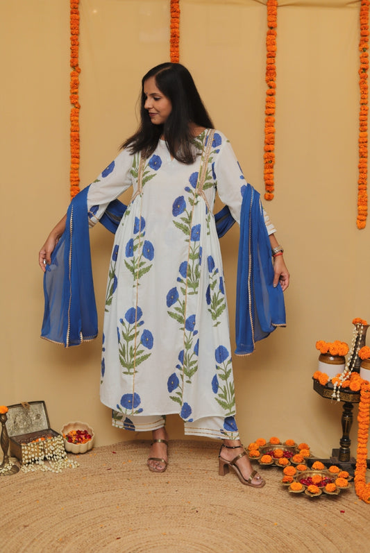 The Mughal Boota Collection (Blue)