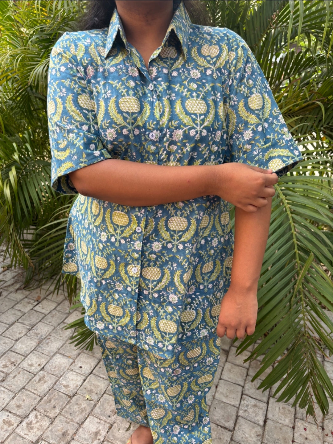 Teal Taal Co-ord Set