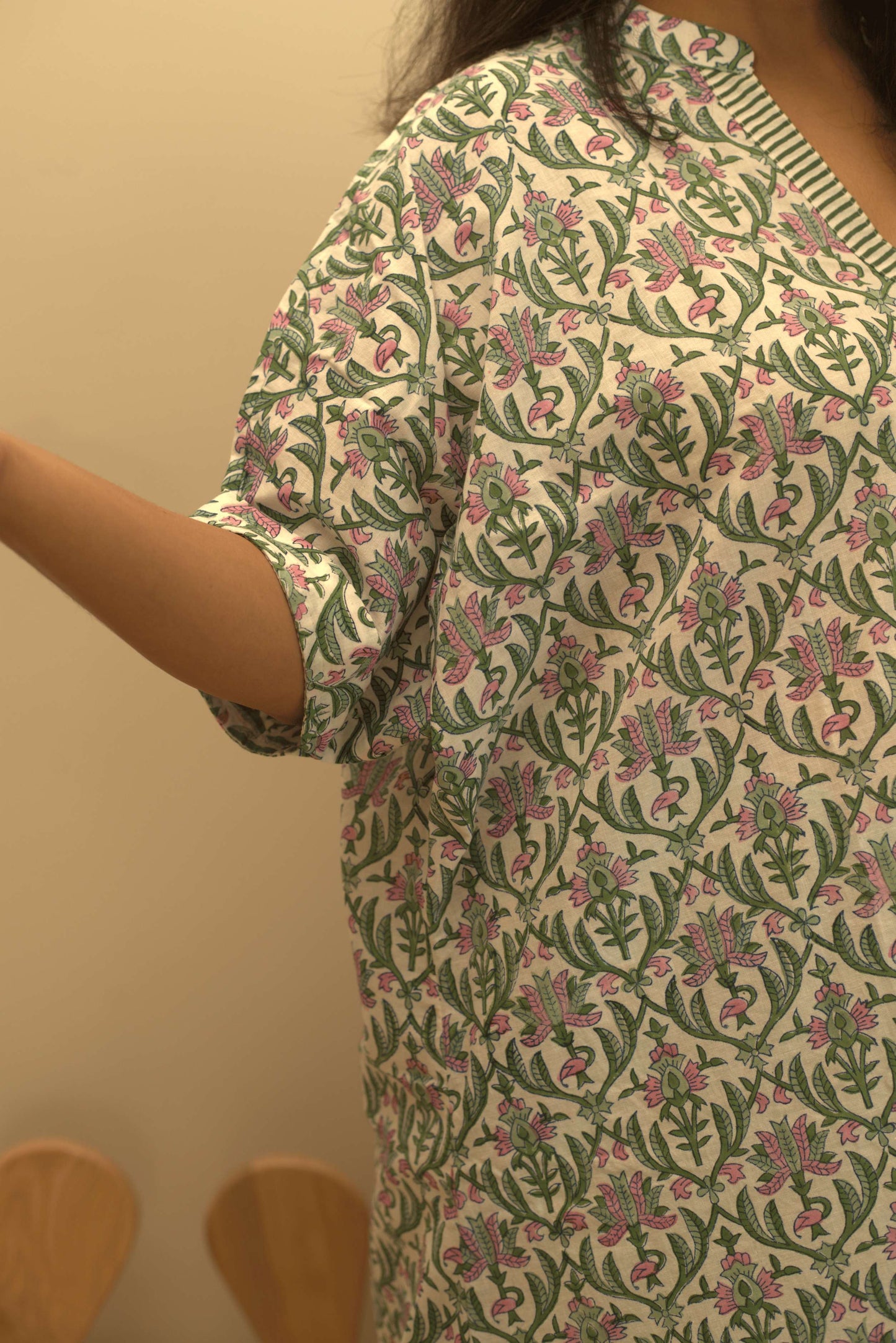 Meadow Mist Kaftan Dress