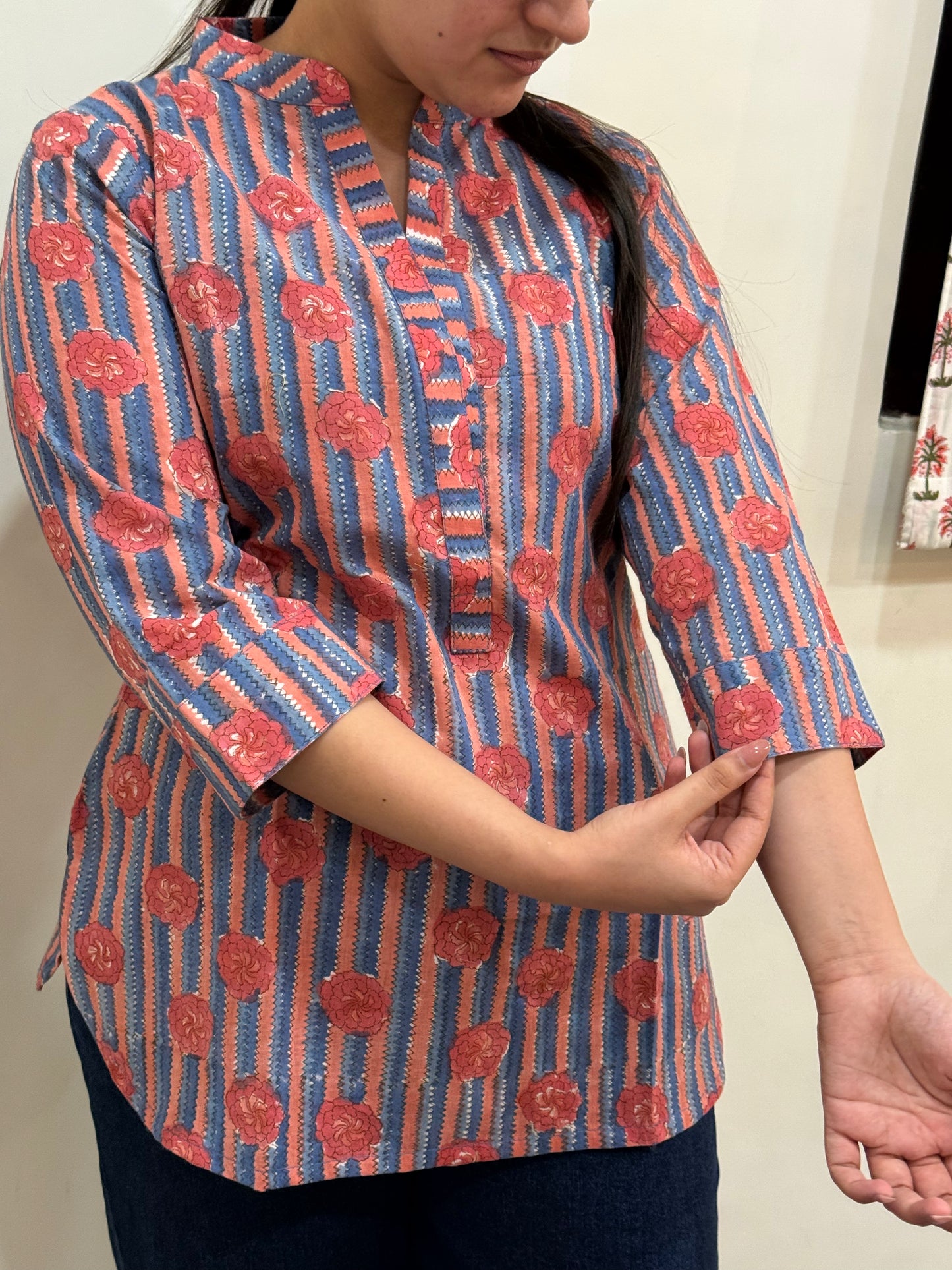 Gulaabo Stripe Short Kurti