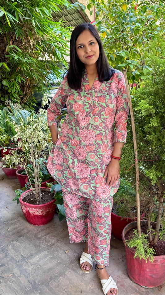 Basanta Cotton Co-ord Set